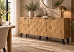 Collection CUBA – finition bois naturel texturé et design contemporain