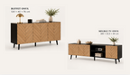 Collection ONYX – Ensemble meuble TV et buffet assorti pour salon