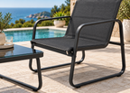 Salon de jardin ÉCLIPSE 4 pièces – Canapé, fauteuils et table basse