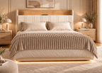 Couverture LUNVARM effet côtelé – plaid moelleux grand format pour canapé et lit