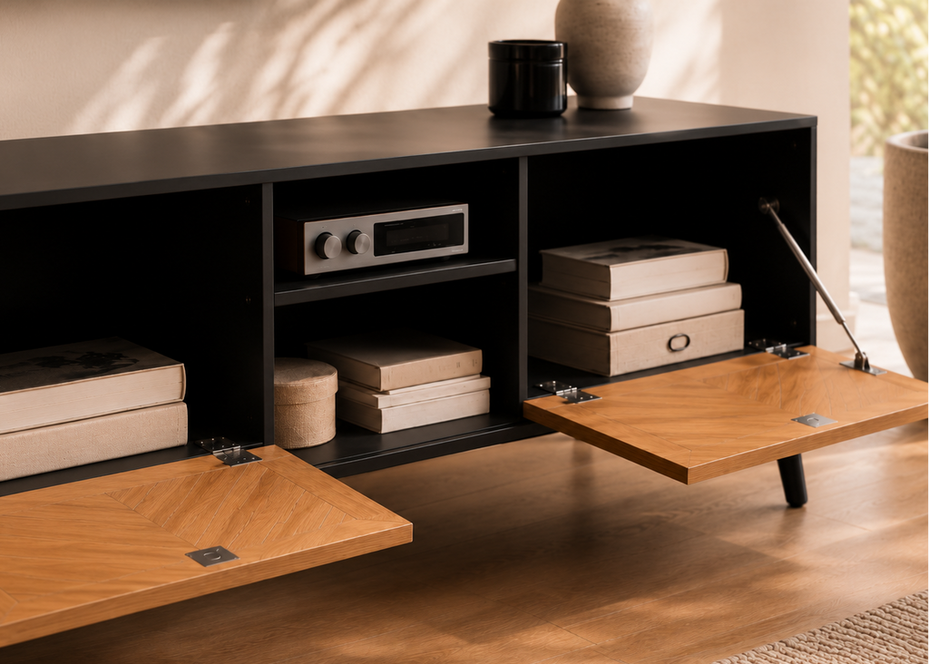 Collection ONYX – Ensemble meuble TV et buffet assorti pour salon