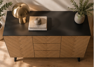 Collection ONYX – Ensemble meuble TV et buffet assorti pour salon