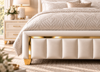 Parure de lit Collection SÉLIAN – relief raffiné, style contemporain chic