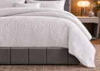 Parure de lit Collection SÉLIAN – relief ondulés raffiné, style contemporain chic