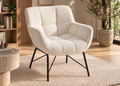 Fauteuil LE SHERPA blanc – assise enveloppante